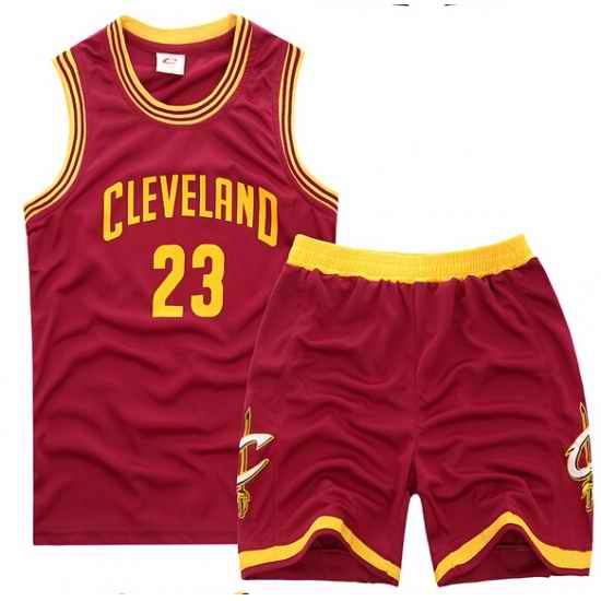 youth Cleveland Cavaliers 23# Lebron James Red Suit Sets